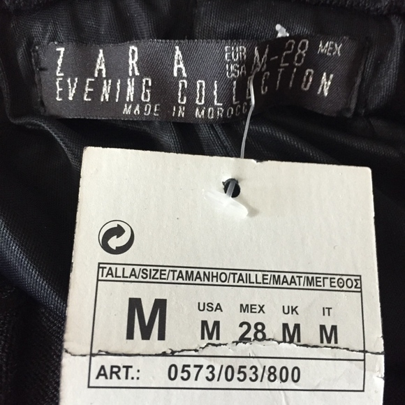 ZARA | black strapless dress Y2K - Picture 6 of 7